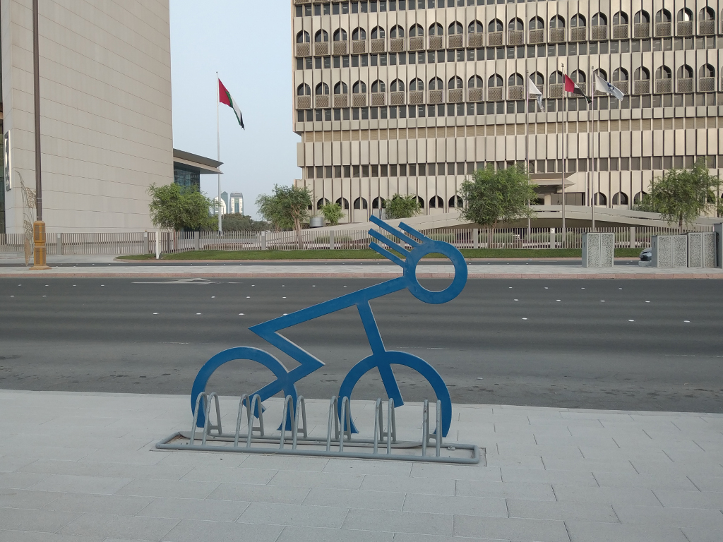 Stojak rowerowy, Abu Dhabi